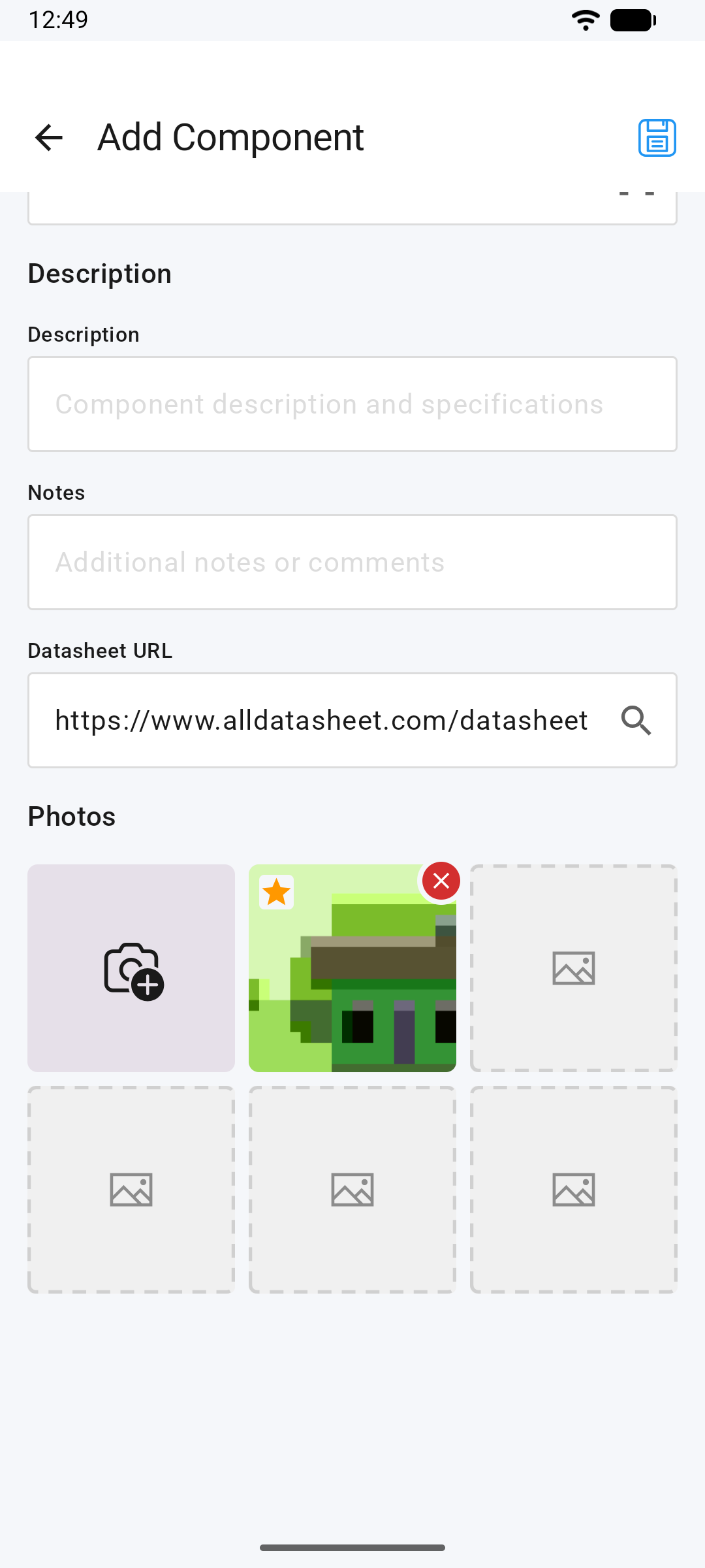 PocketParts app screenshot