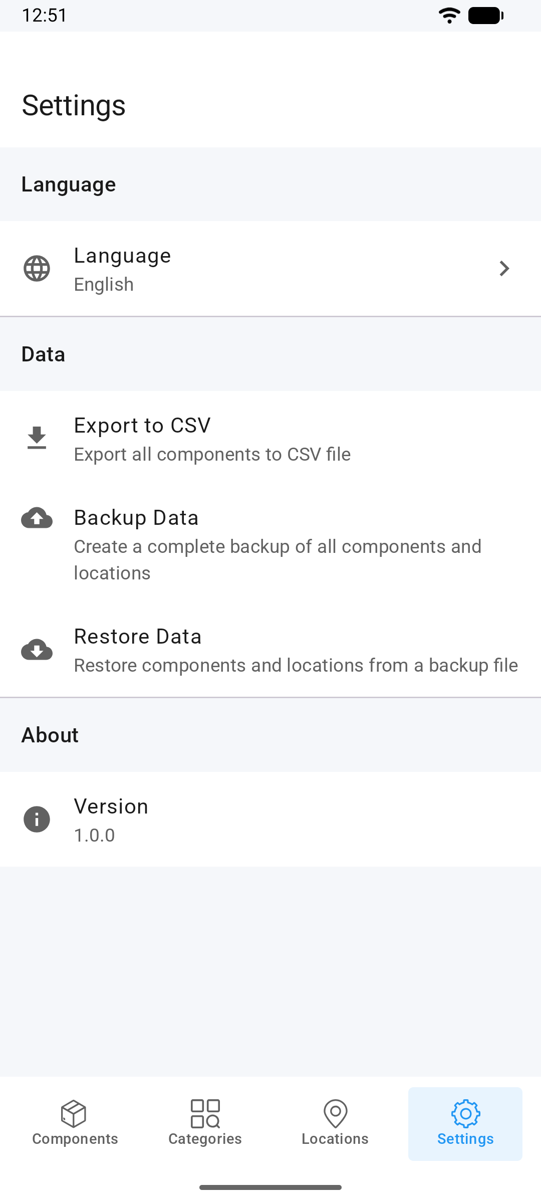 PocketParts app screenshot